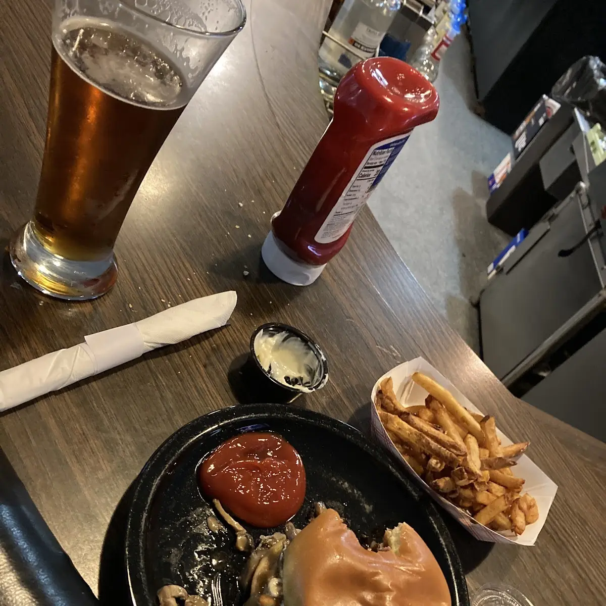 Mushroom Swiss Burger