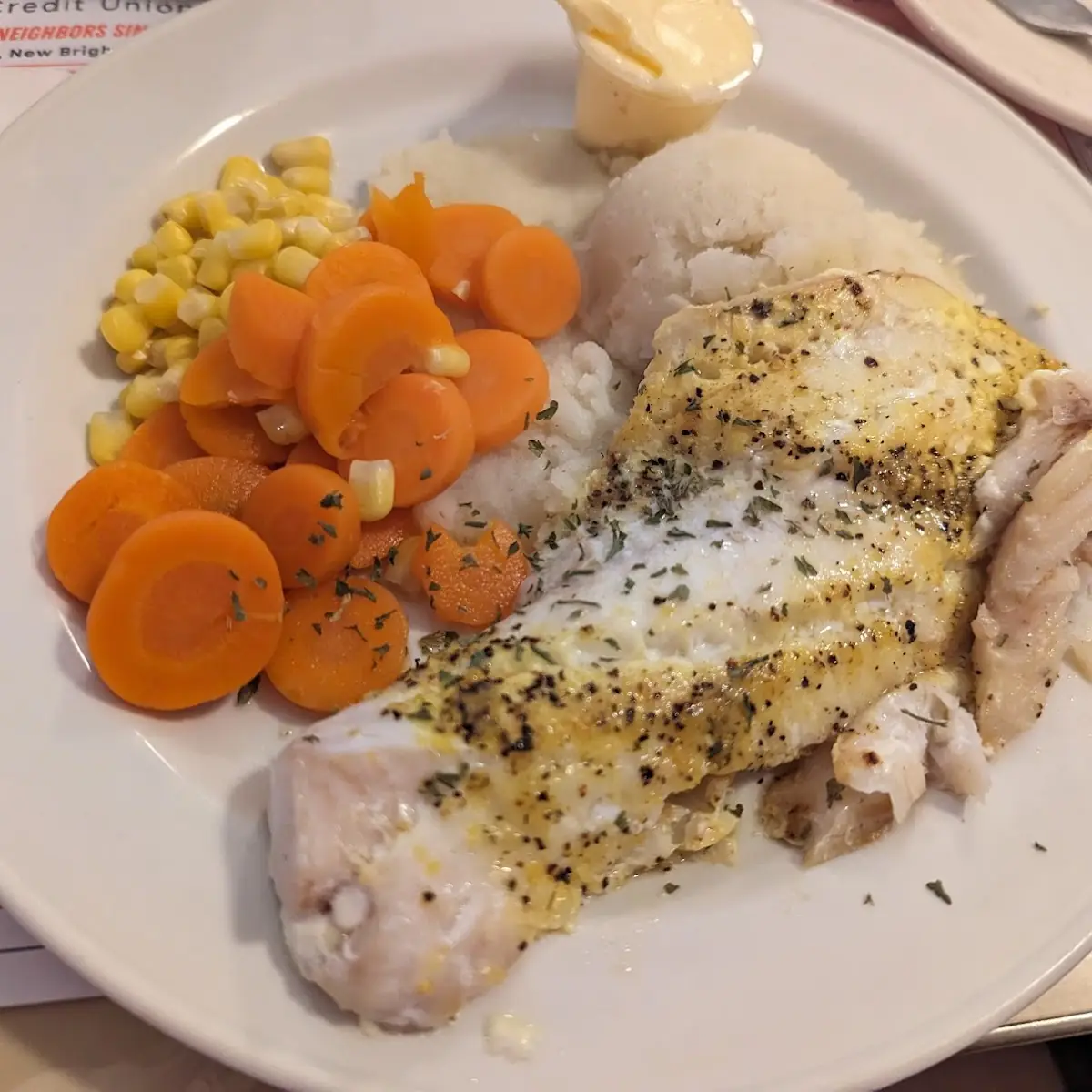 Baked Lemon Pepper Cod
