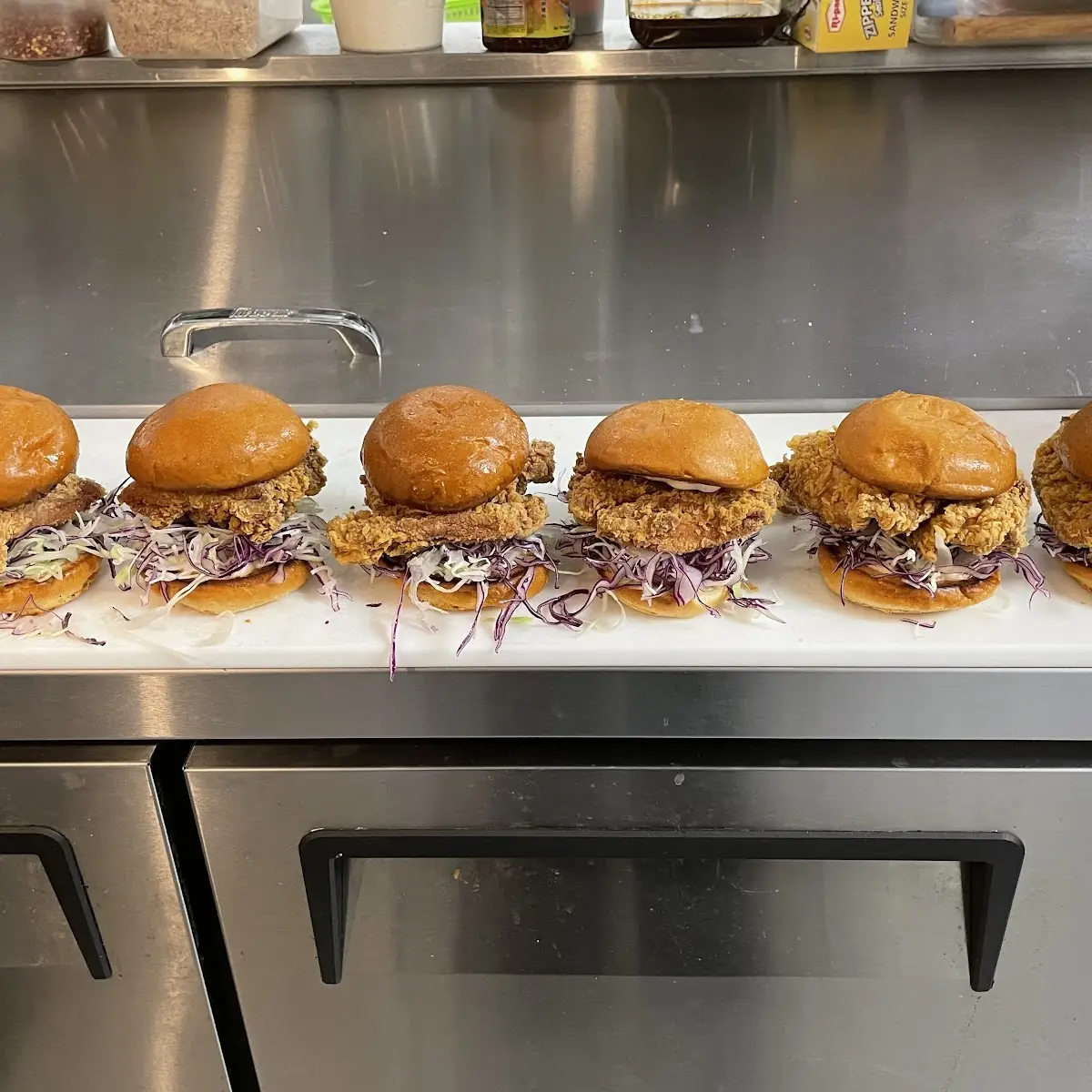 Kimchi Hot Chicken Slider