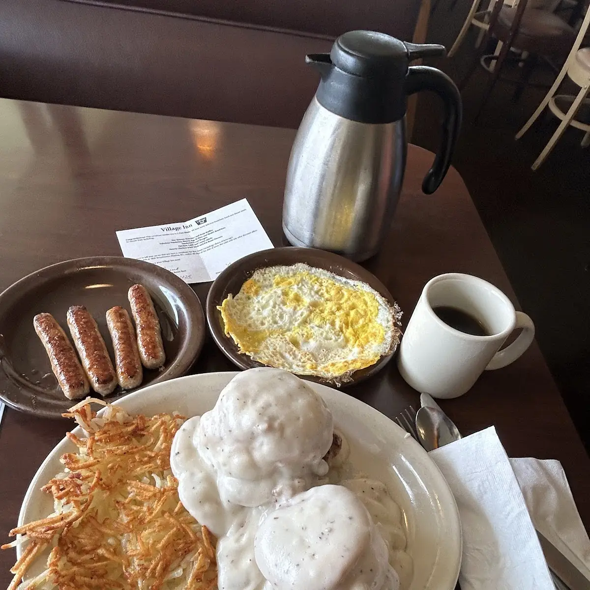 Biscuits & Gravy with Eggs