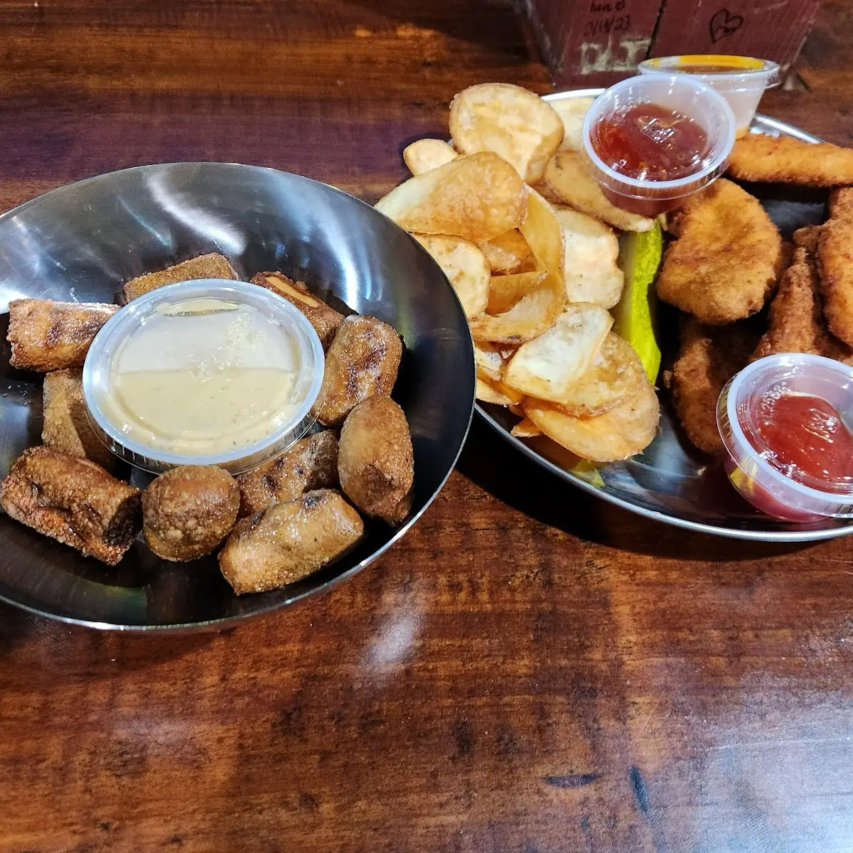 Pretzel Bites and Chicken Strip Basket