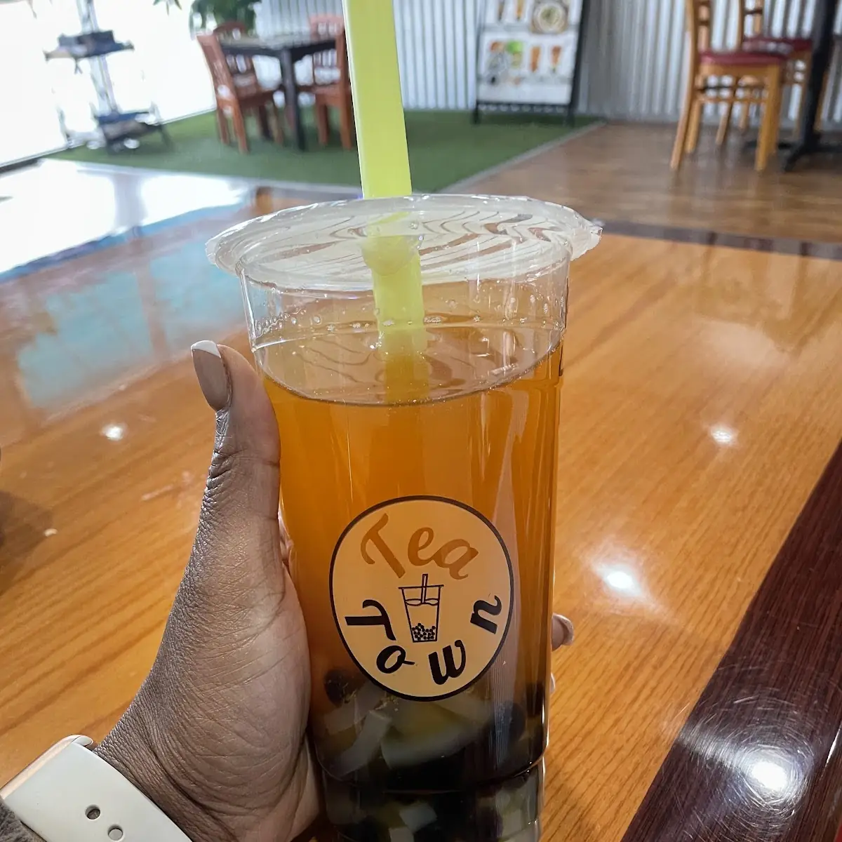 Passion Fruit Boba Tea