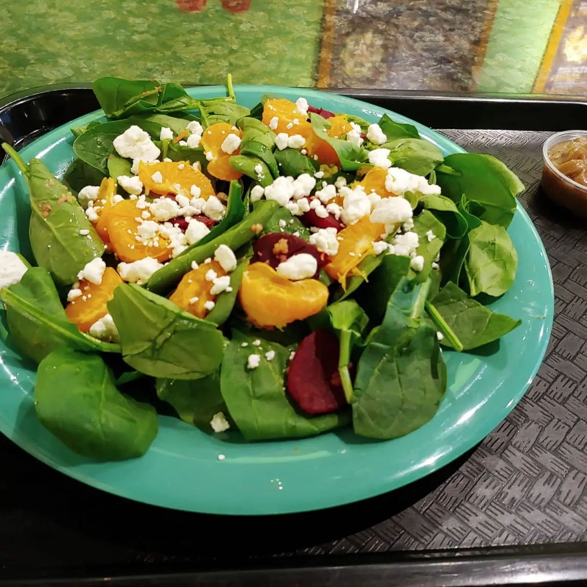 Beet & Mandarin Goat Cheese Salad