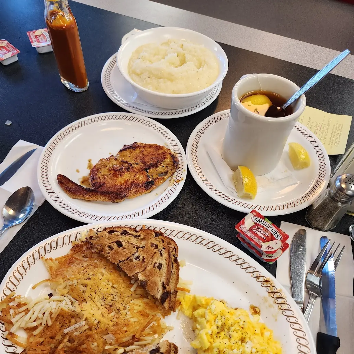 Cheese N' Eggs with Raisin Toast