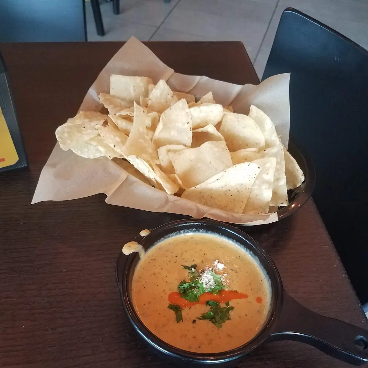 Chips and Queso Dip