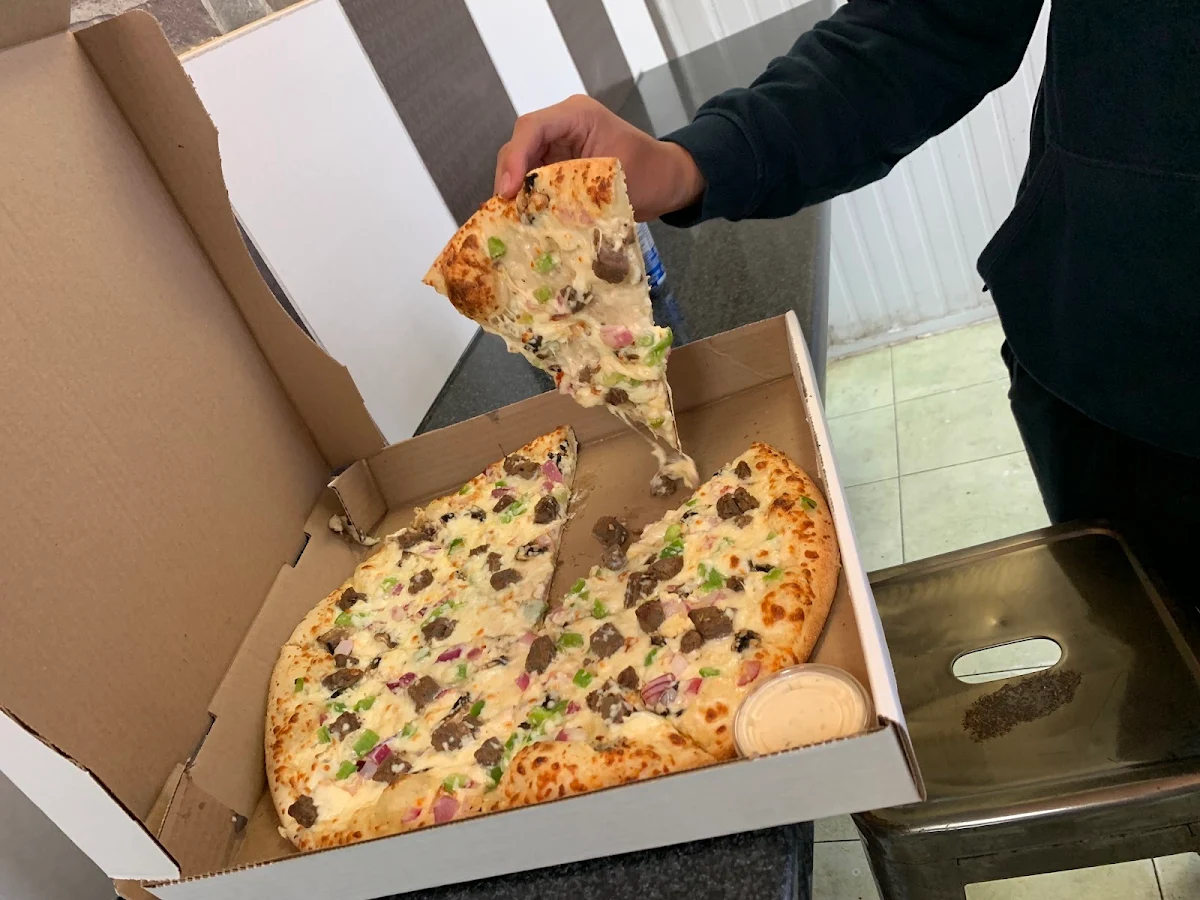 Philly Cheesesteak Pizza