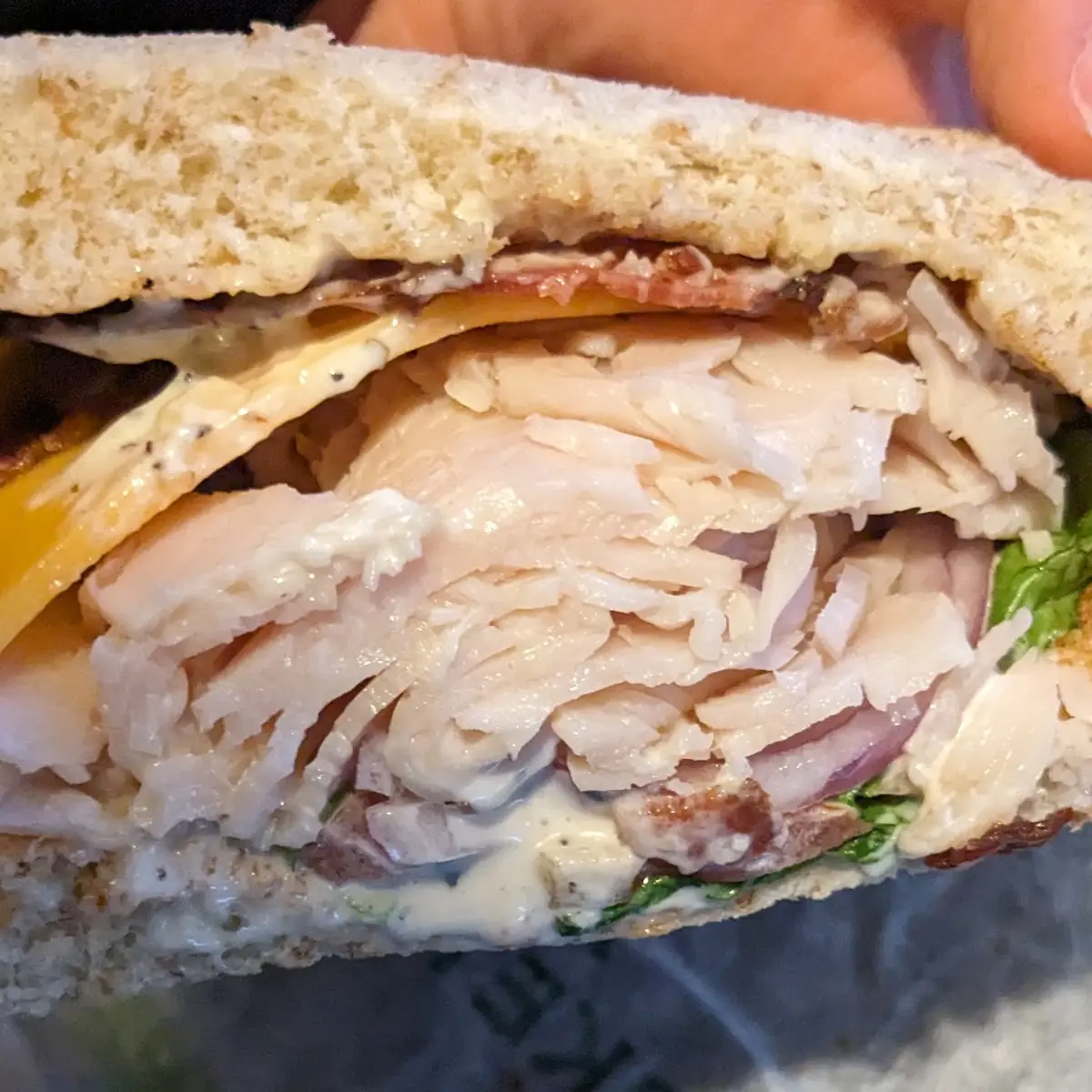 Turkey Bacon Ranch Sandwich