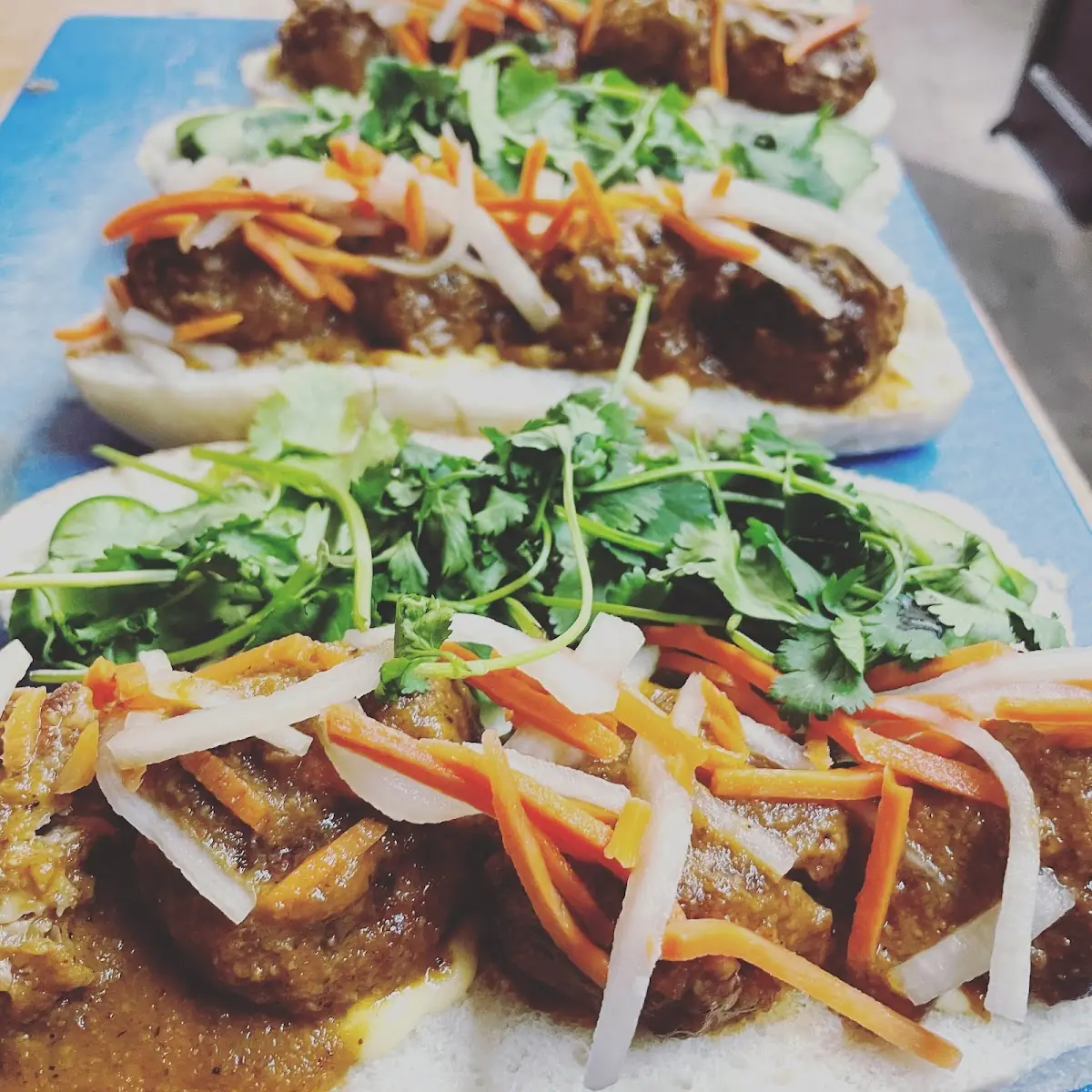 Bahn MI - Fried Tofu Vegetarian Vegan Upon Request