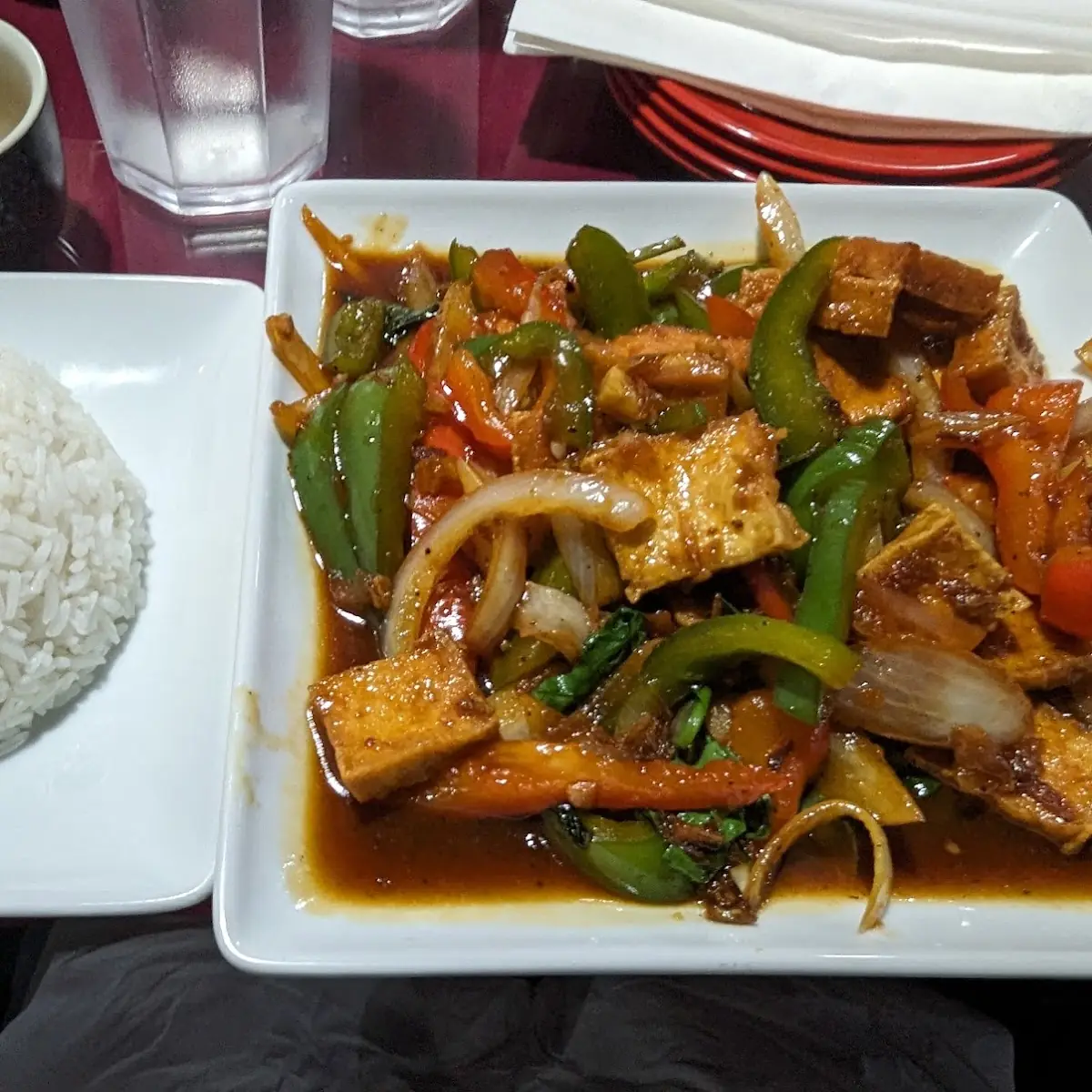Spicy Thai Basil with Tofu