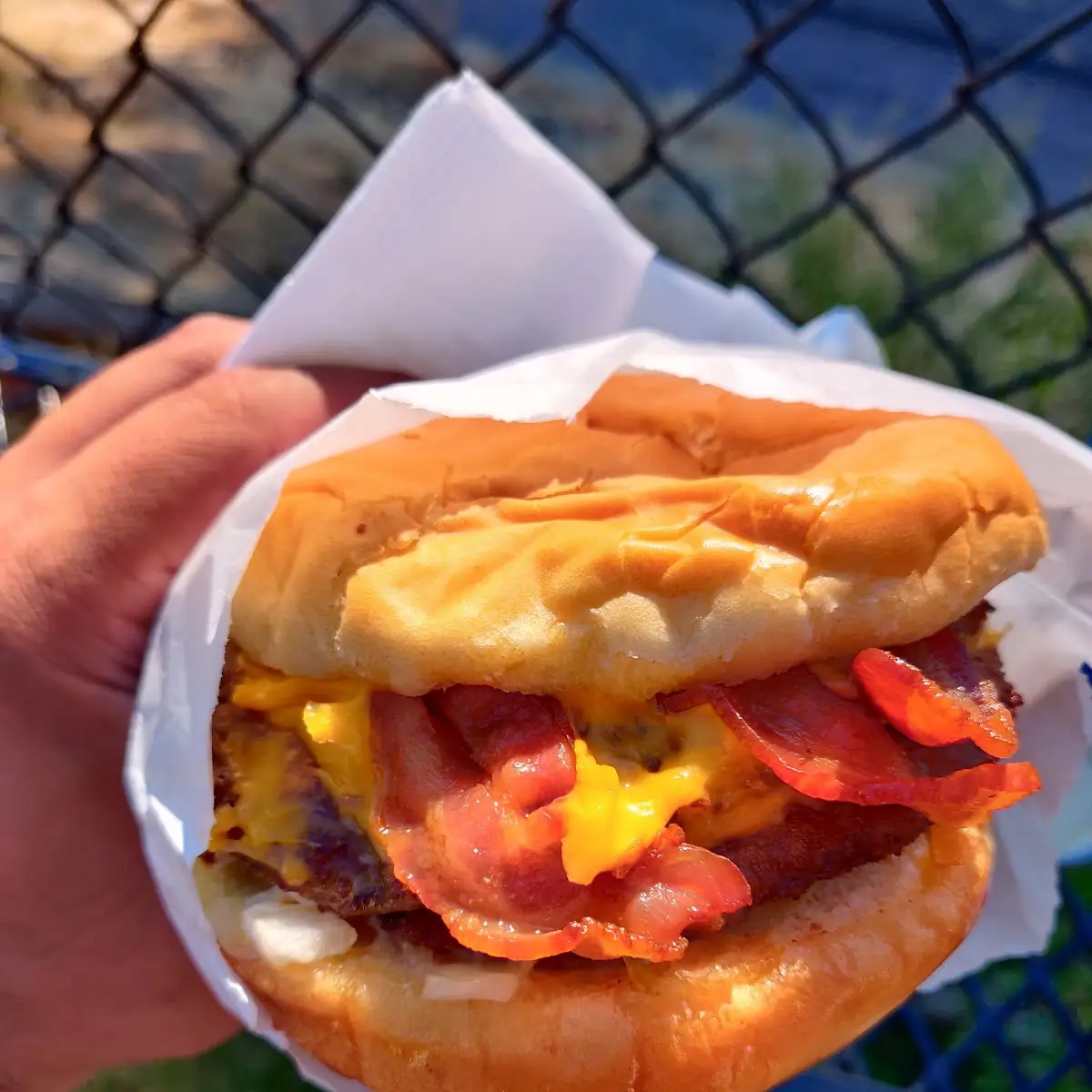 Bacon Burger Basket