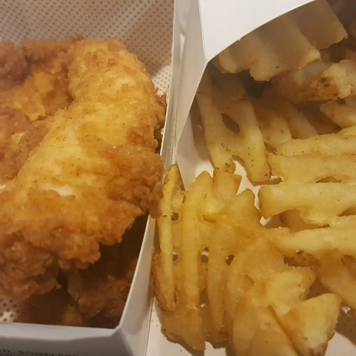 Chicken Strips & Waffle Fries