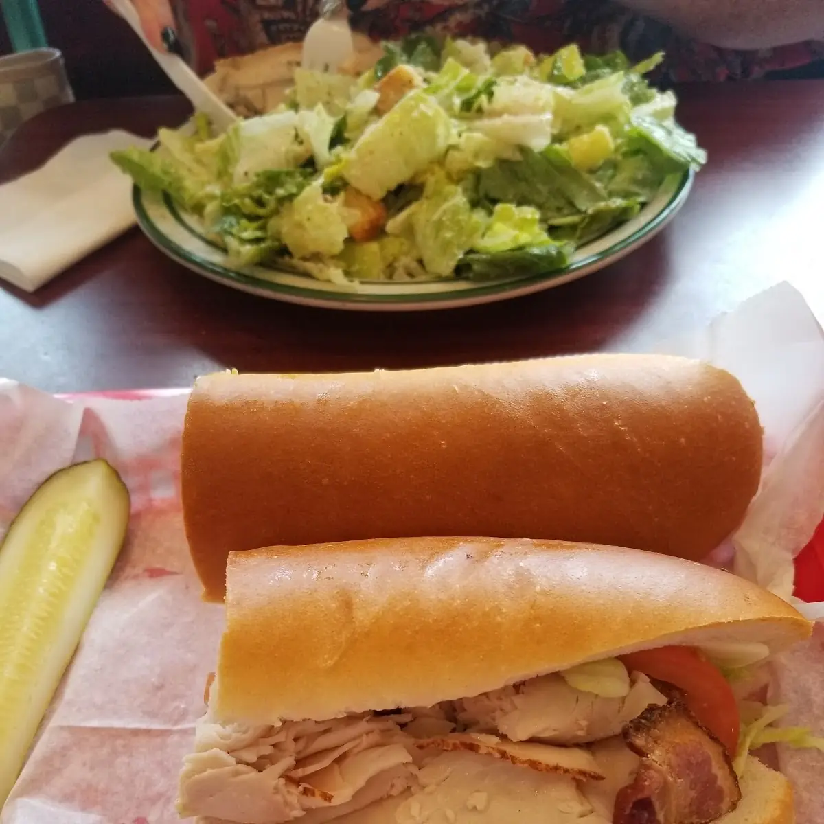 Turkey Bacon Cheese Sandwich