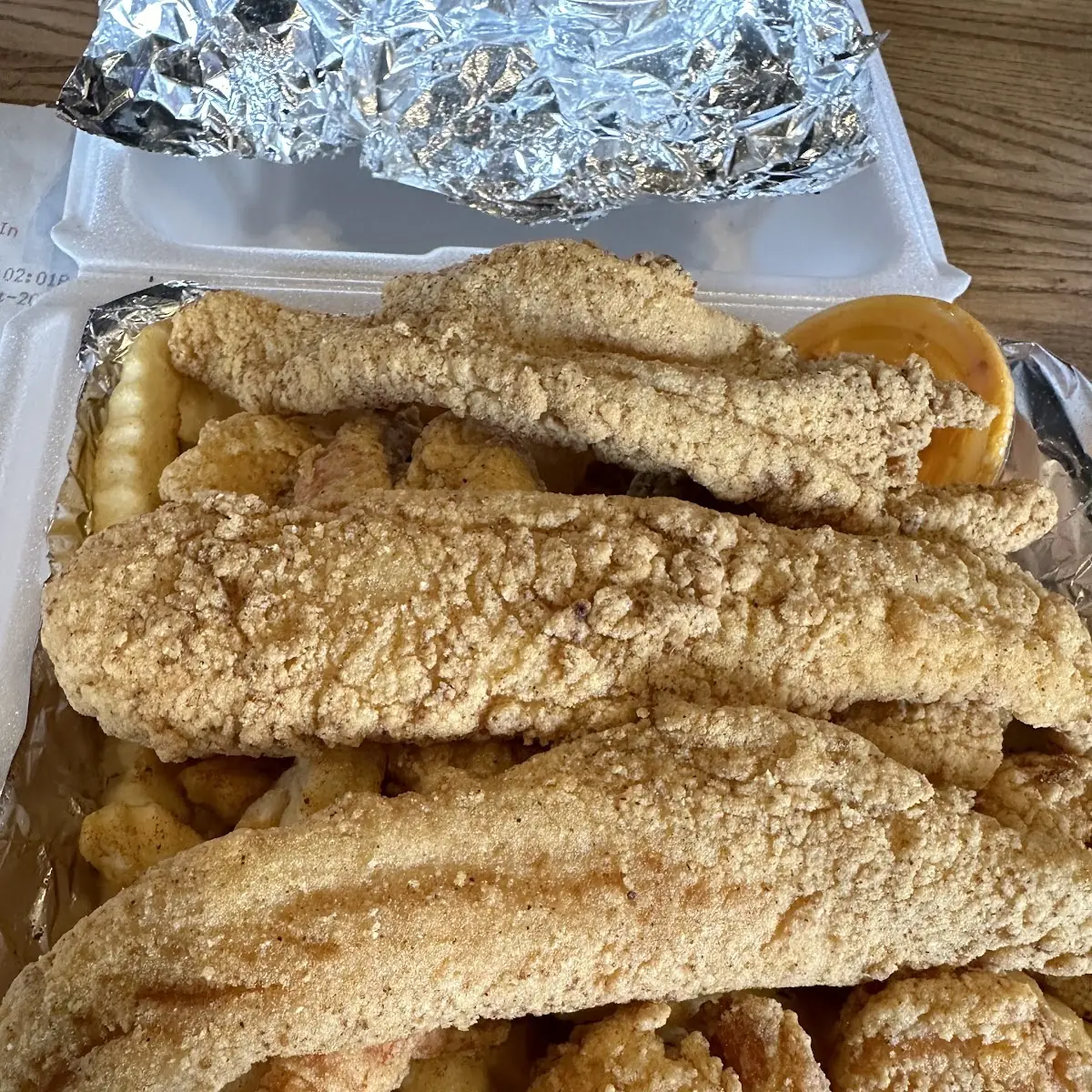 Fried Fish & Shrimp Combo
