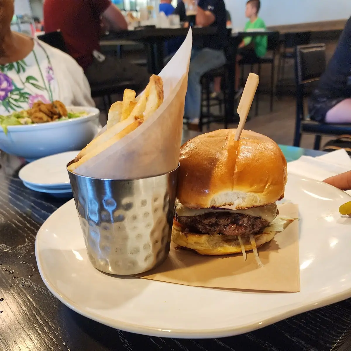 Walker Burger and Fries