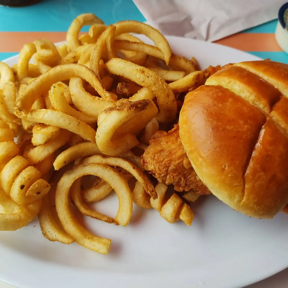 Chicken Strip Burger
