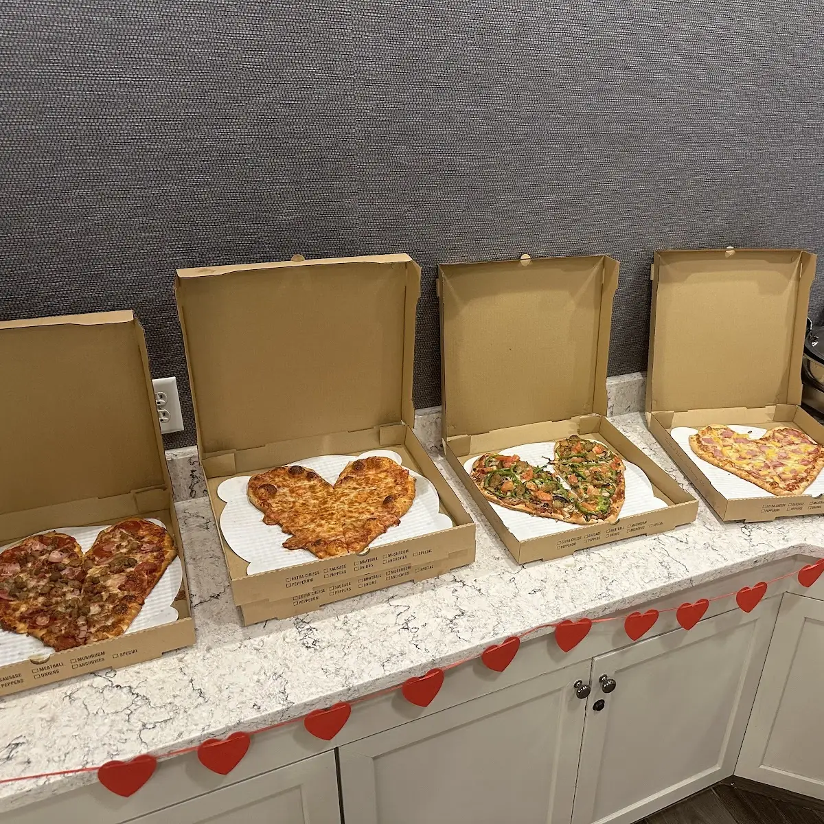 Heart-Shaped Pizza