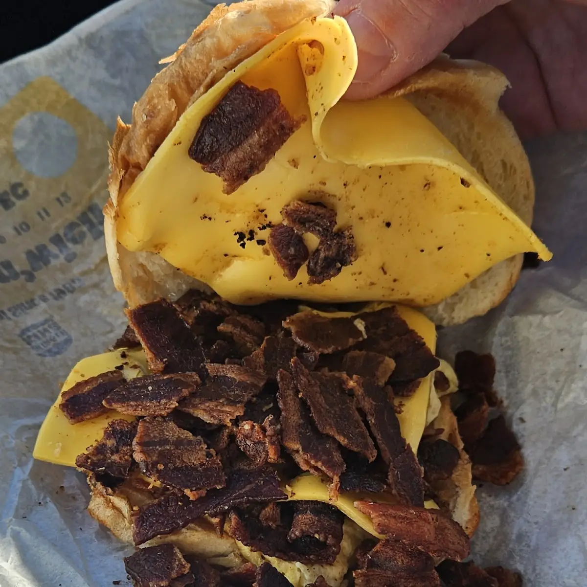 Double Bacon Egg and Cheese