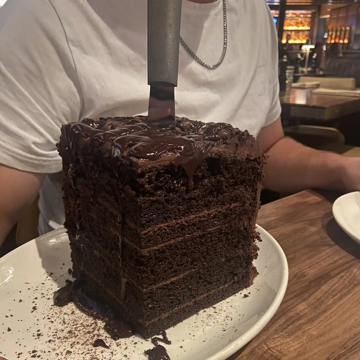 Colossal Chocolate Cake Large Slice Serves 4 to 6