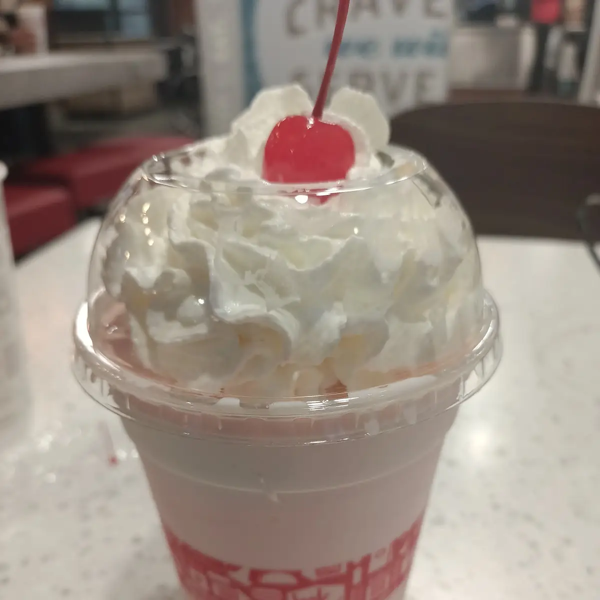 Dr Pepper Strawberries & Cream Shake