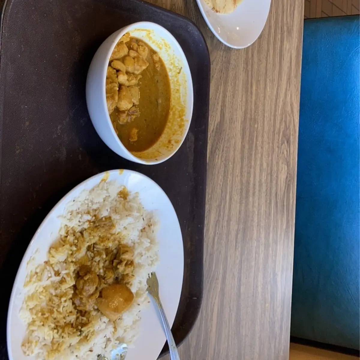 Curry Chicken Rice and Bread
