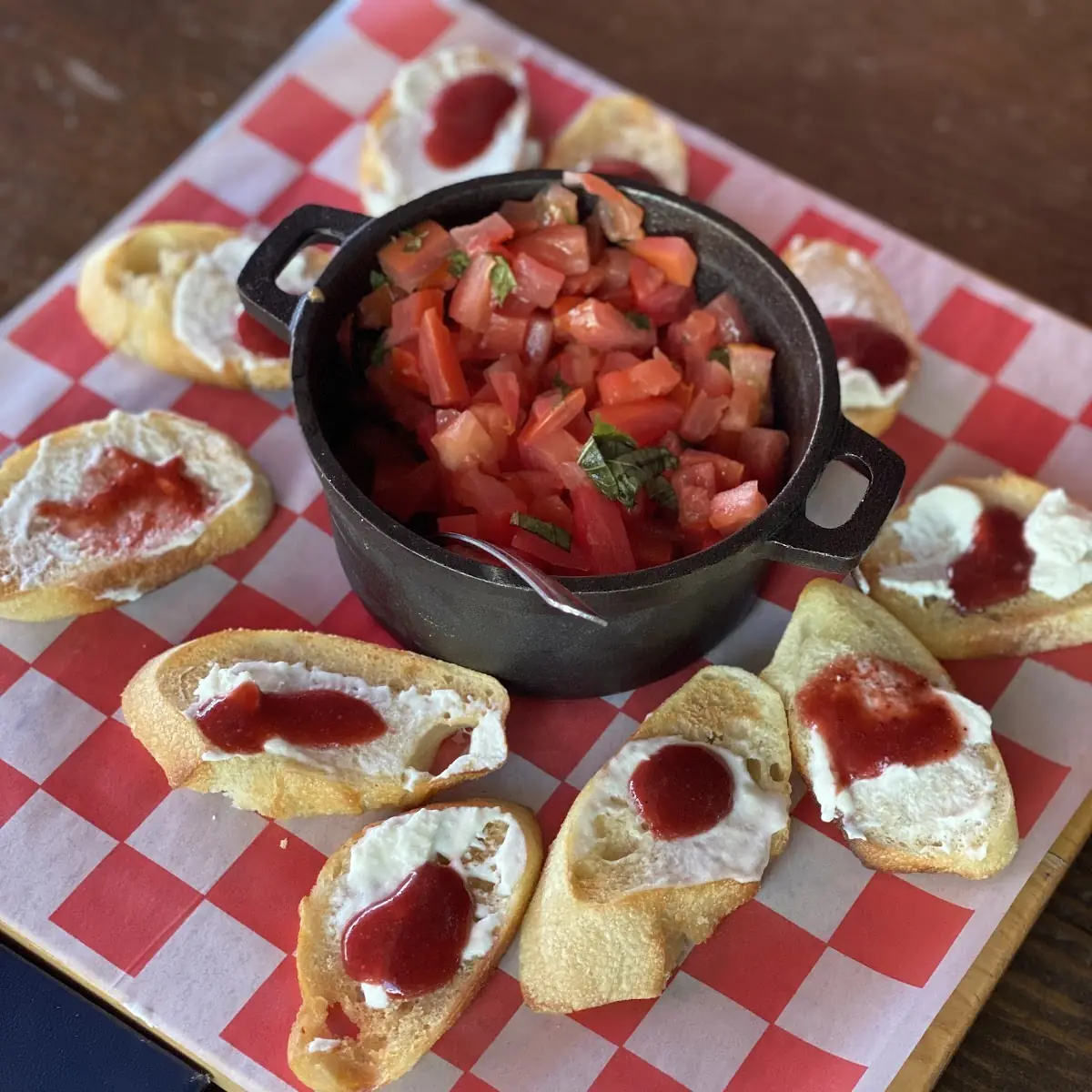 Goat Cheese Bruschetta