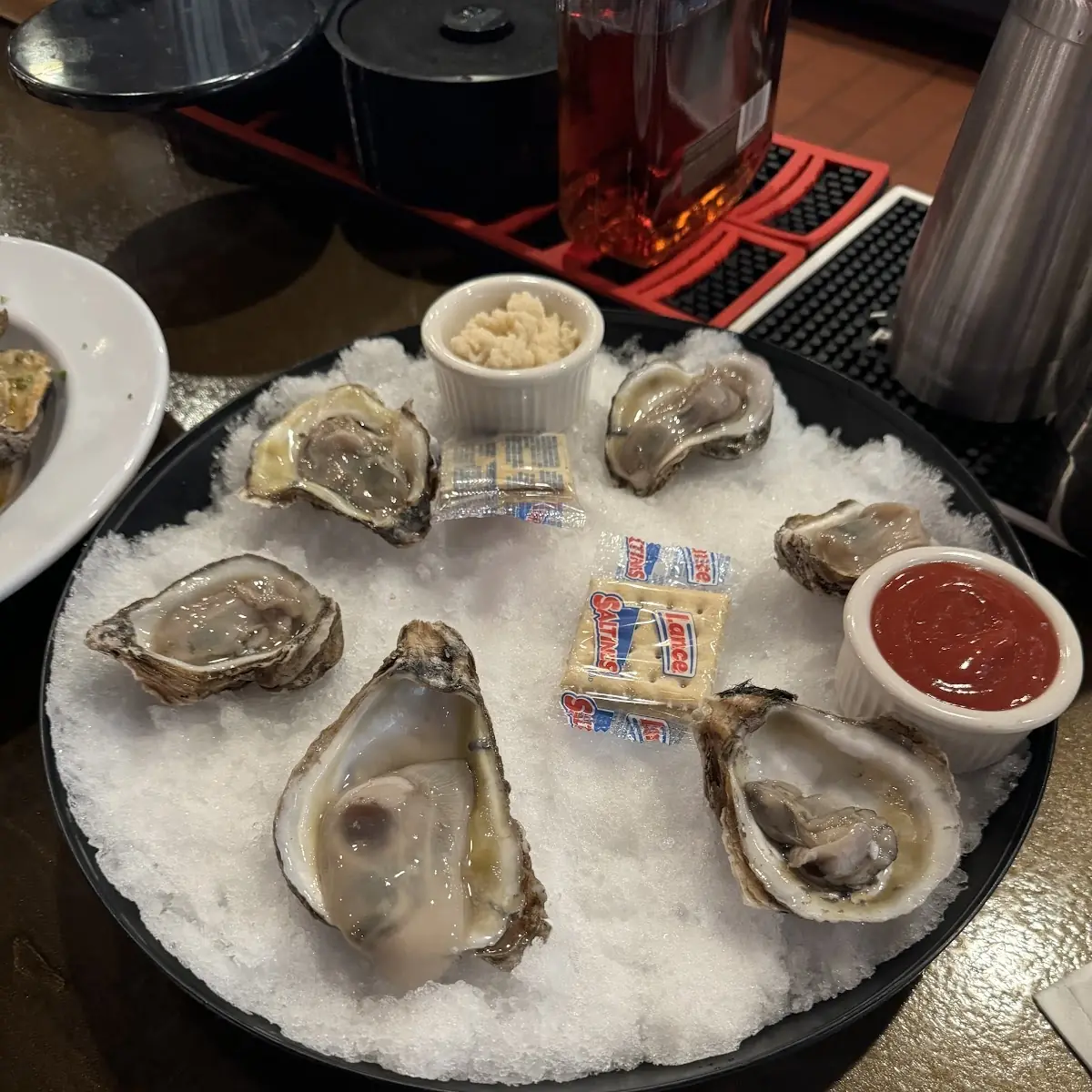 Fresh Raw Oysters on Ice