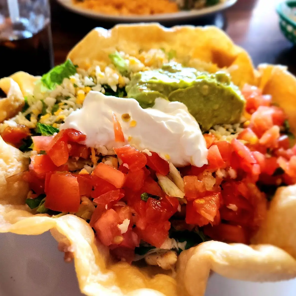 Chicken Tostada Bowl