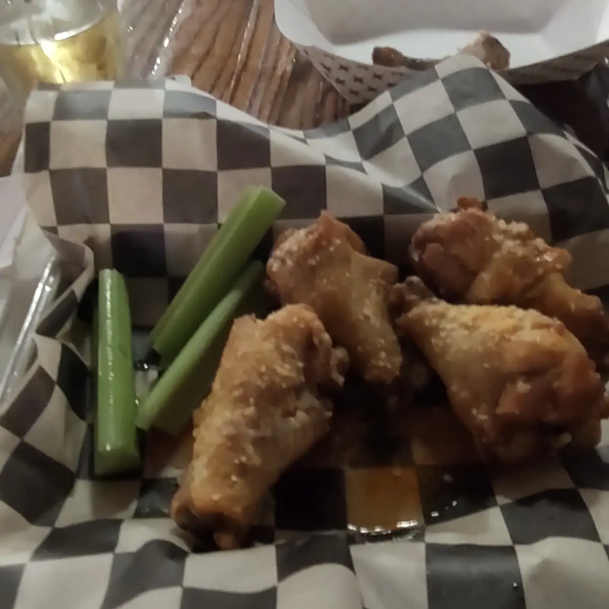 Chicken Wings and Celery