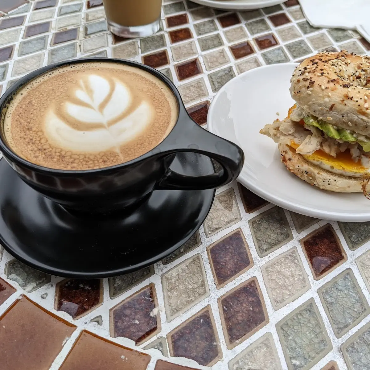 Cappuccino & Breakfast Sandwich