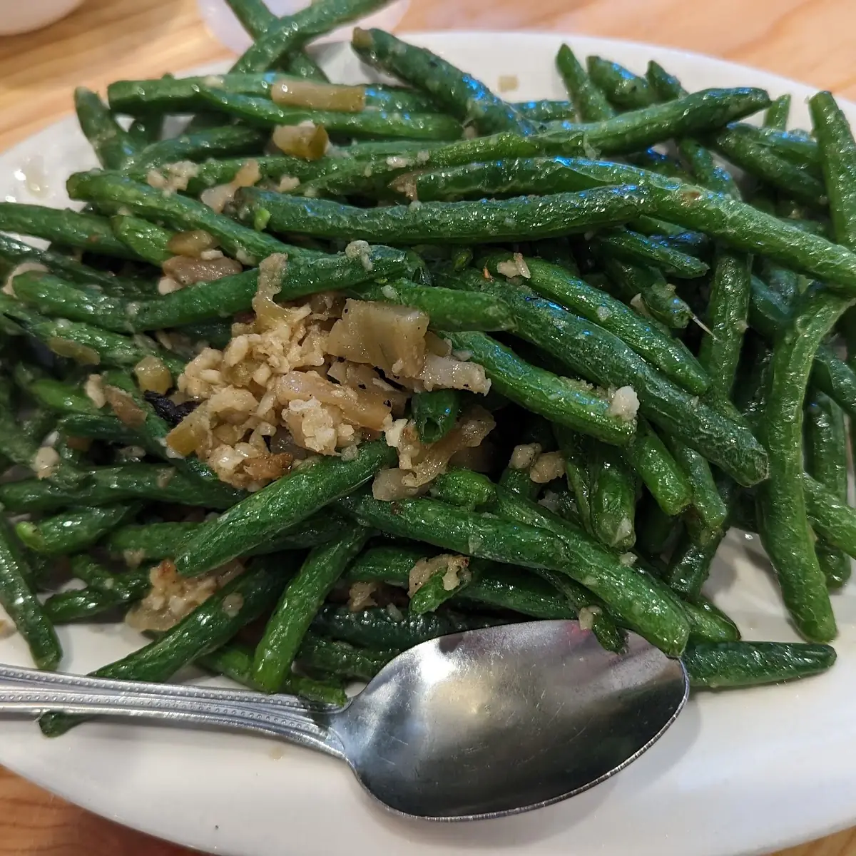 Hot & Spicy Garlic String Beans
