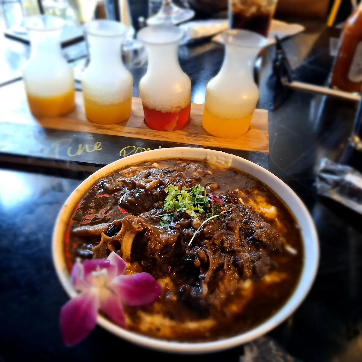 Oxtail and Grits
