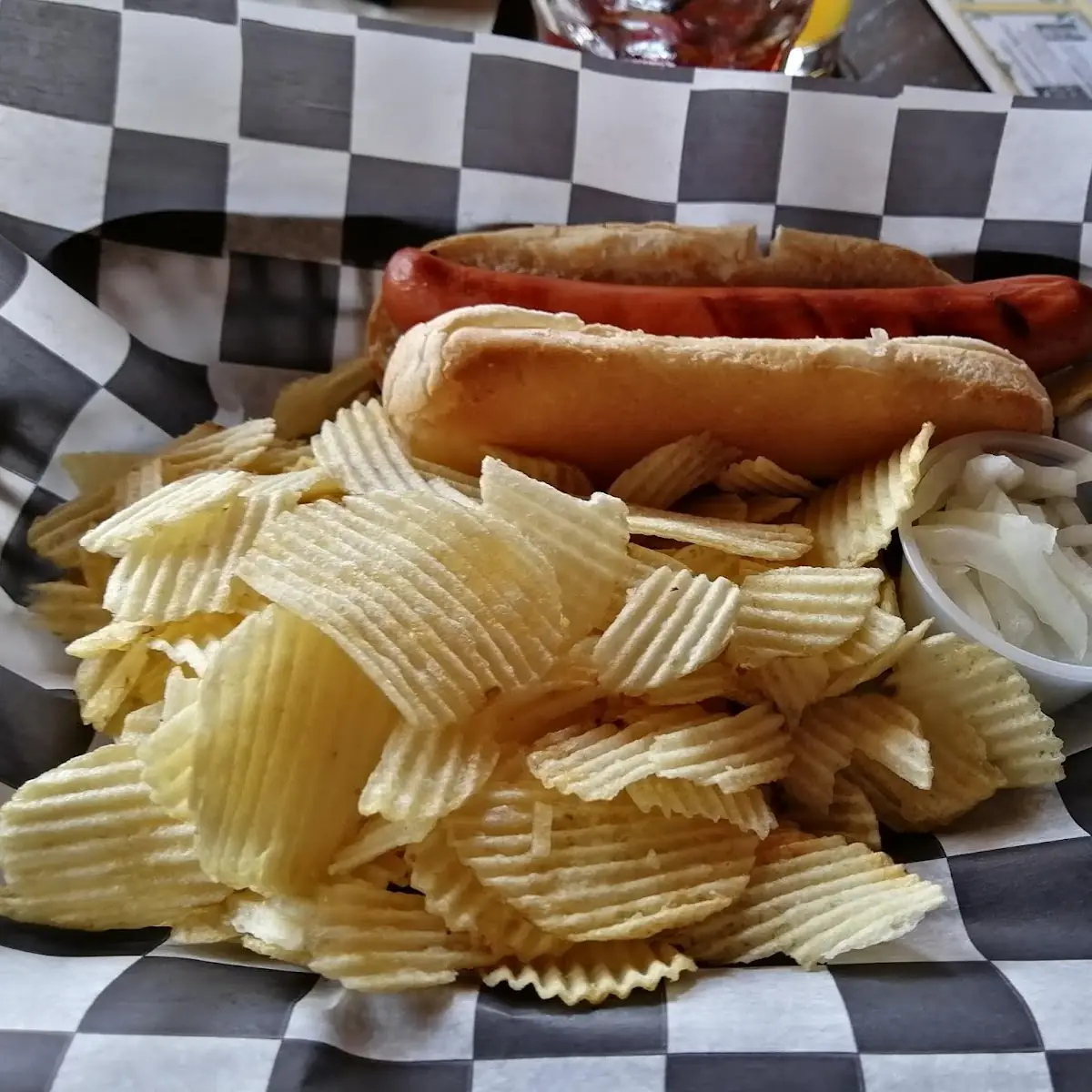 Hot Dog and Chips