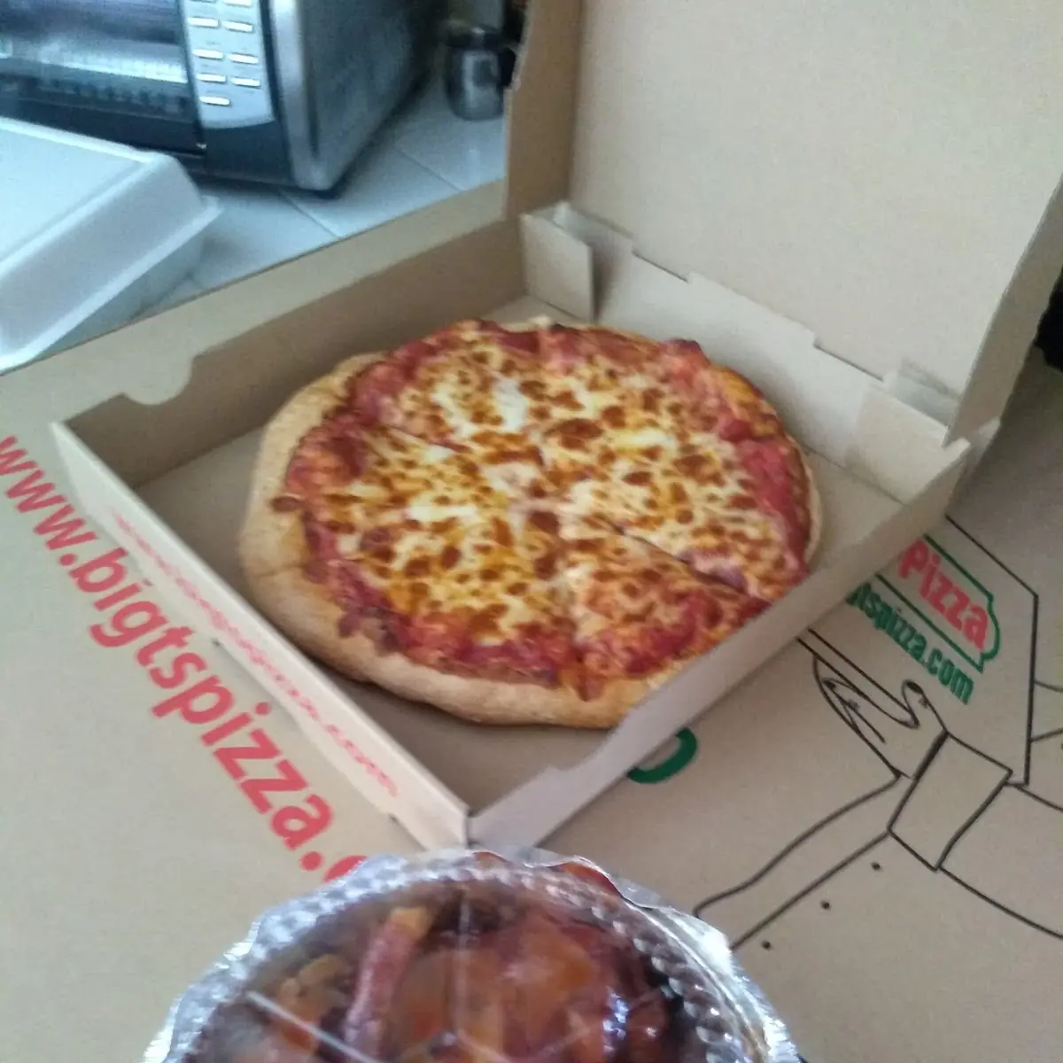 Small Cheese Pizza and Wings