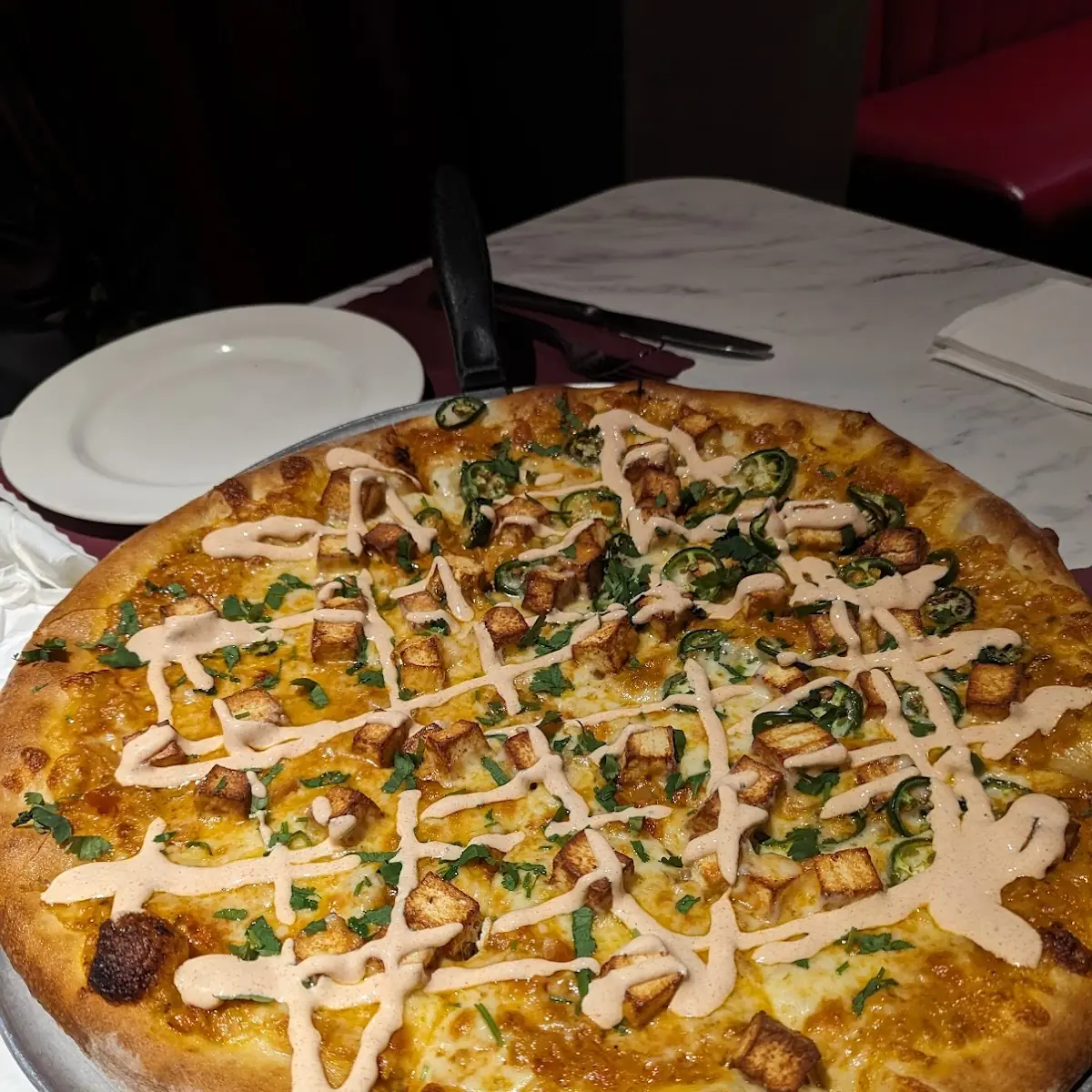 Tika Masala Paneer Pizza