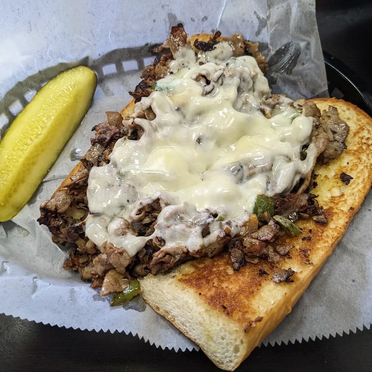 Philly Cheese Beef or Chicken