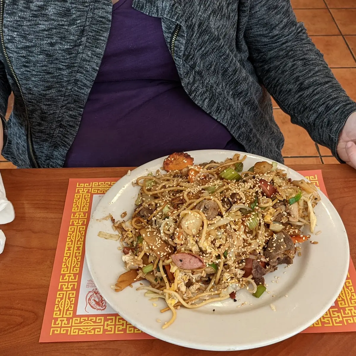 Chans Mongolian Chicken and Sausage