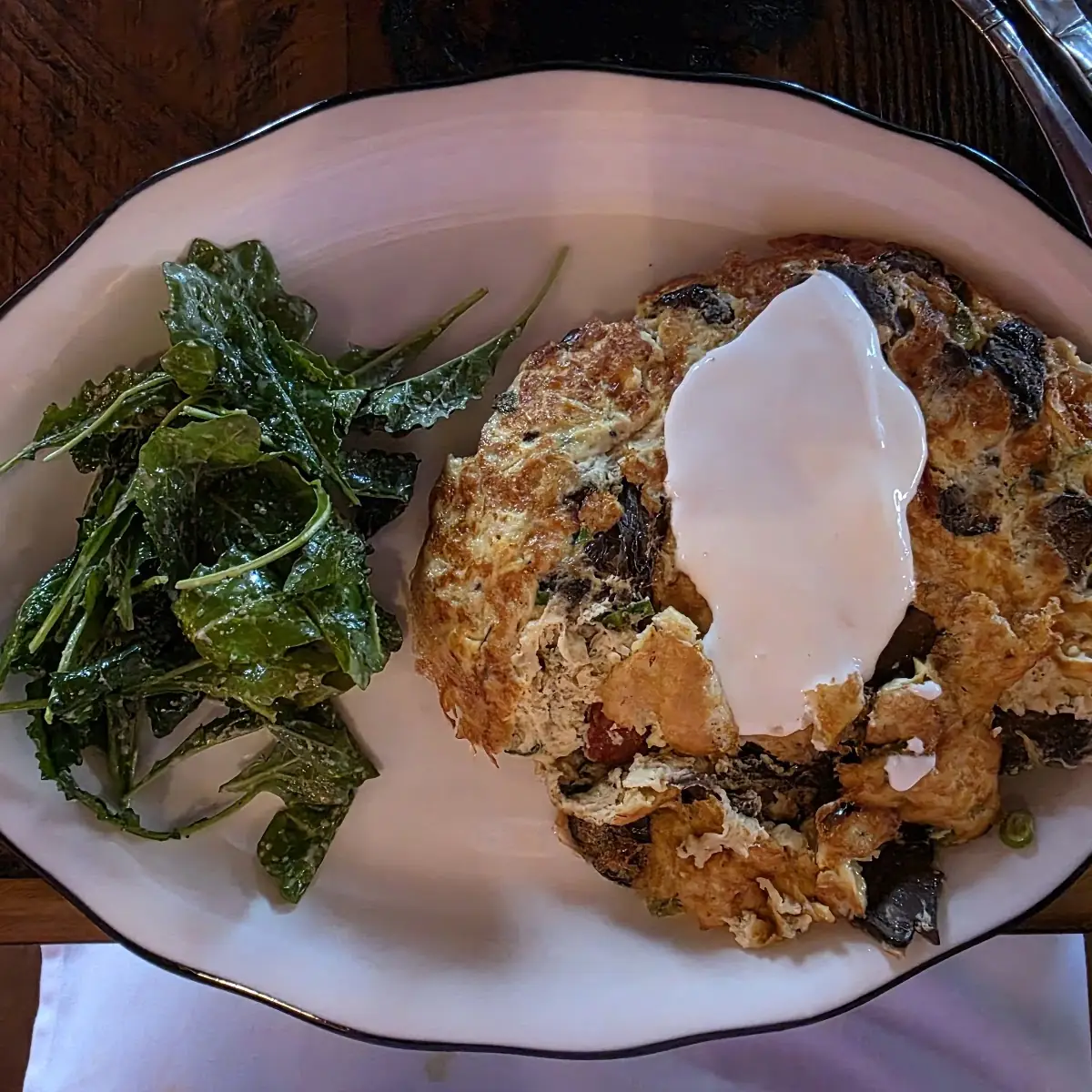Wild Mushroom Frittata