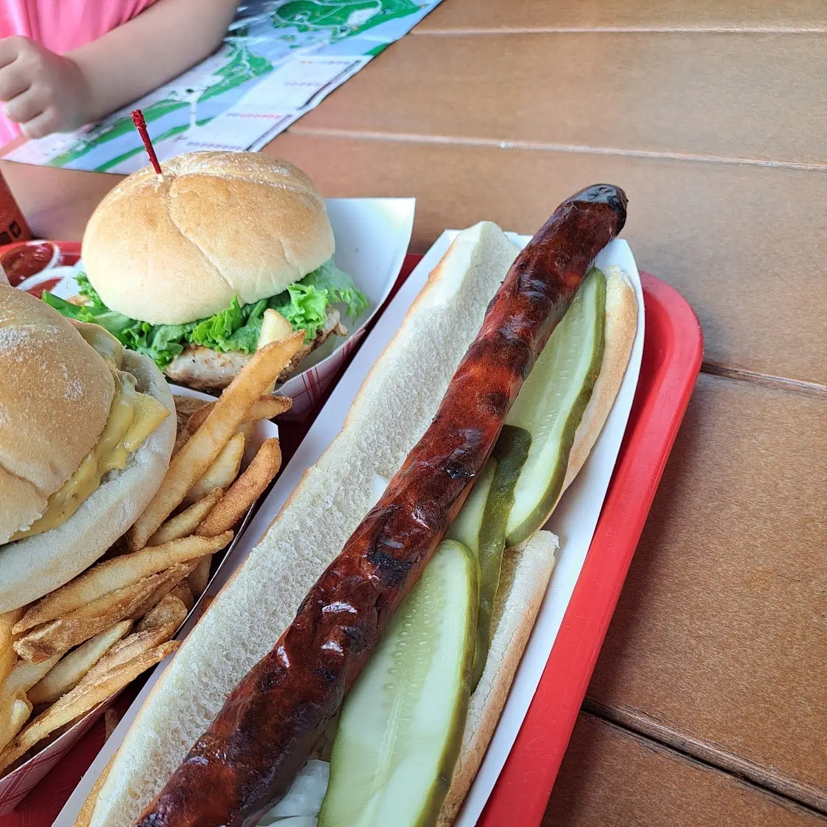 Foot Long Silo Hot Dog