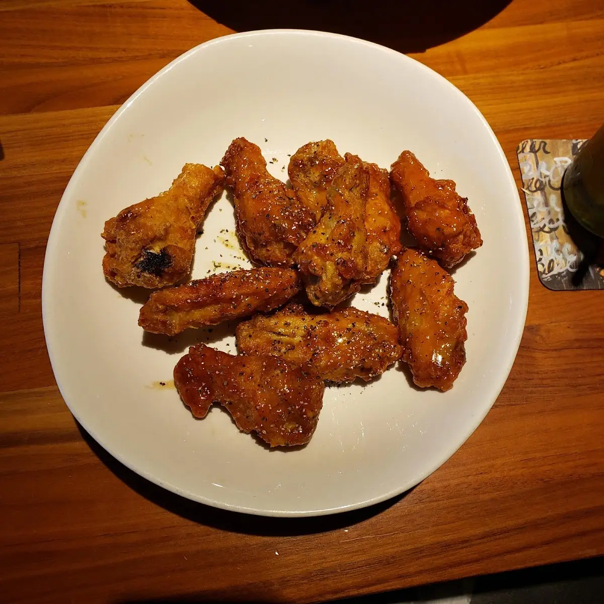 Lemon Pepper Wings and Fries