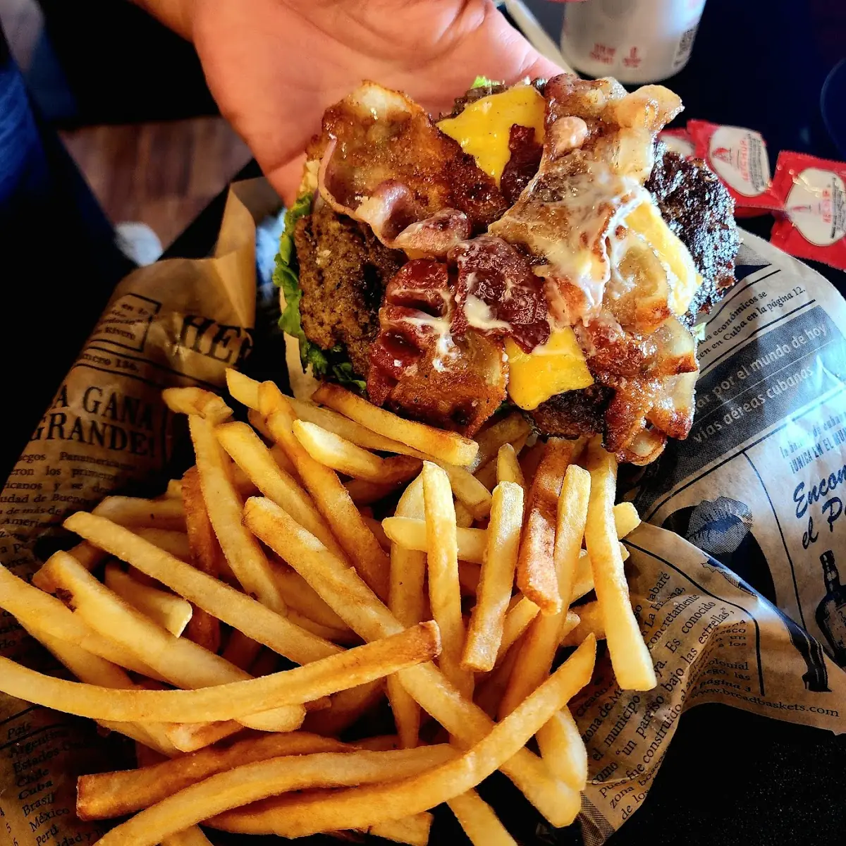 Bacon Burger Fries