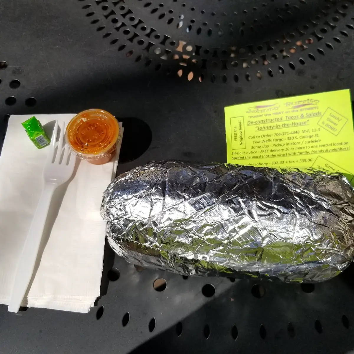 Firecracker Chicken Burrito