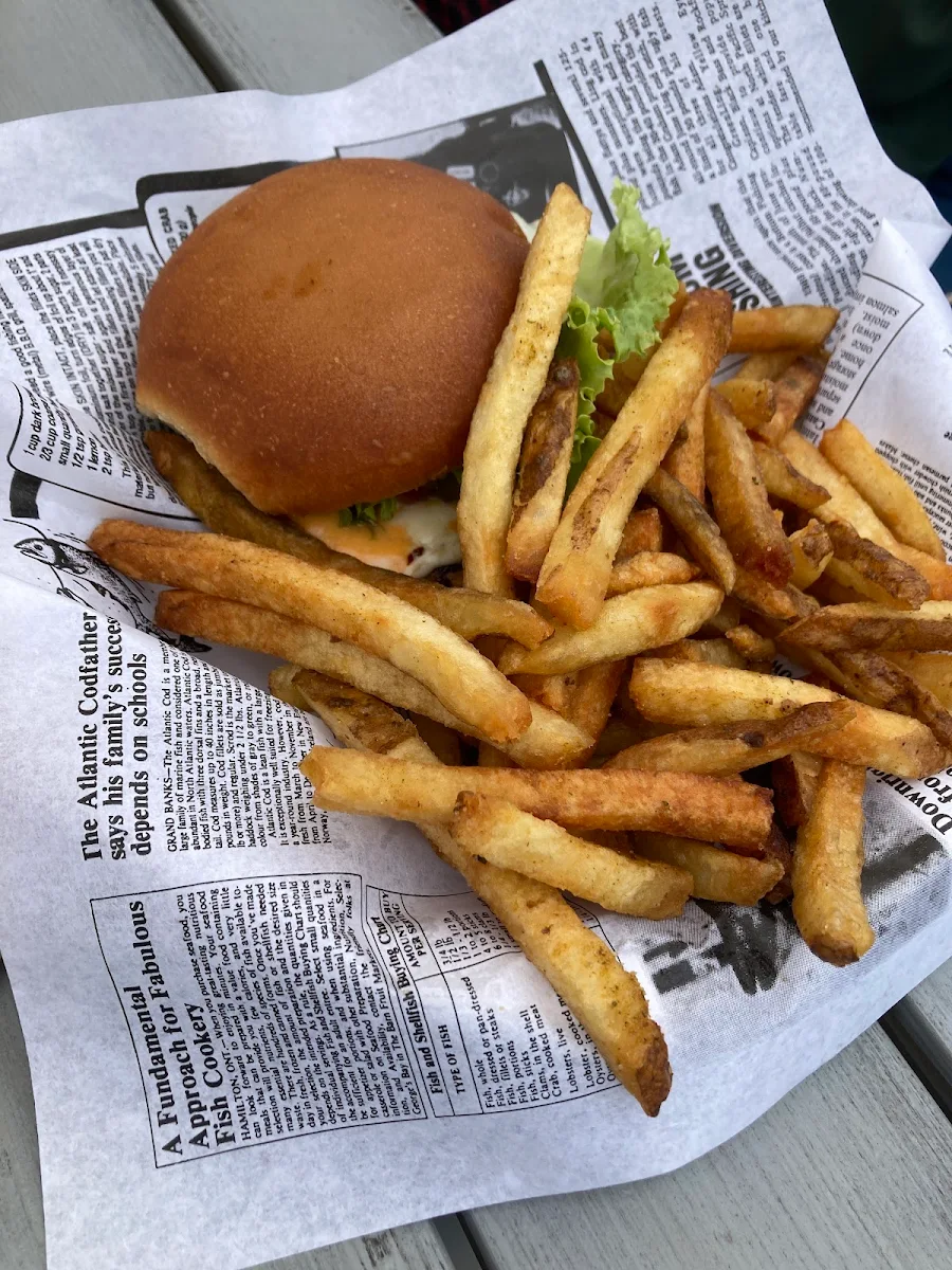 Burger and Fries