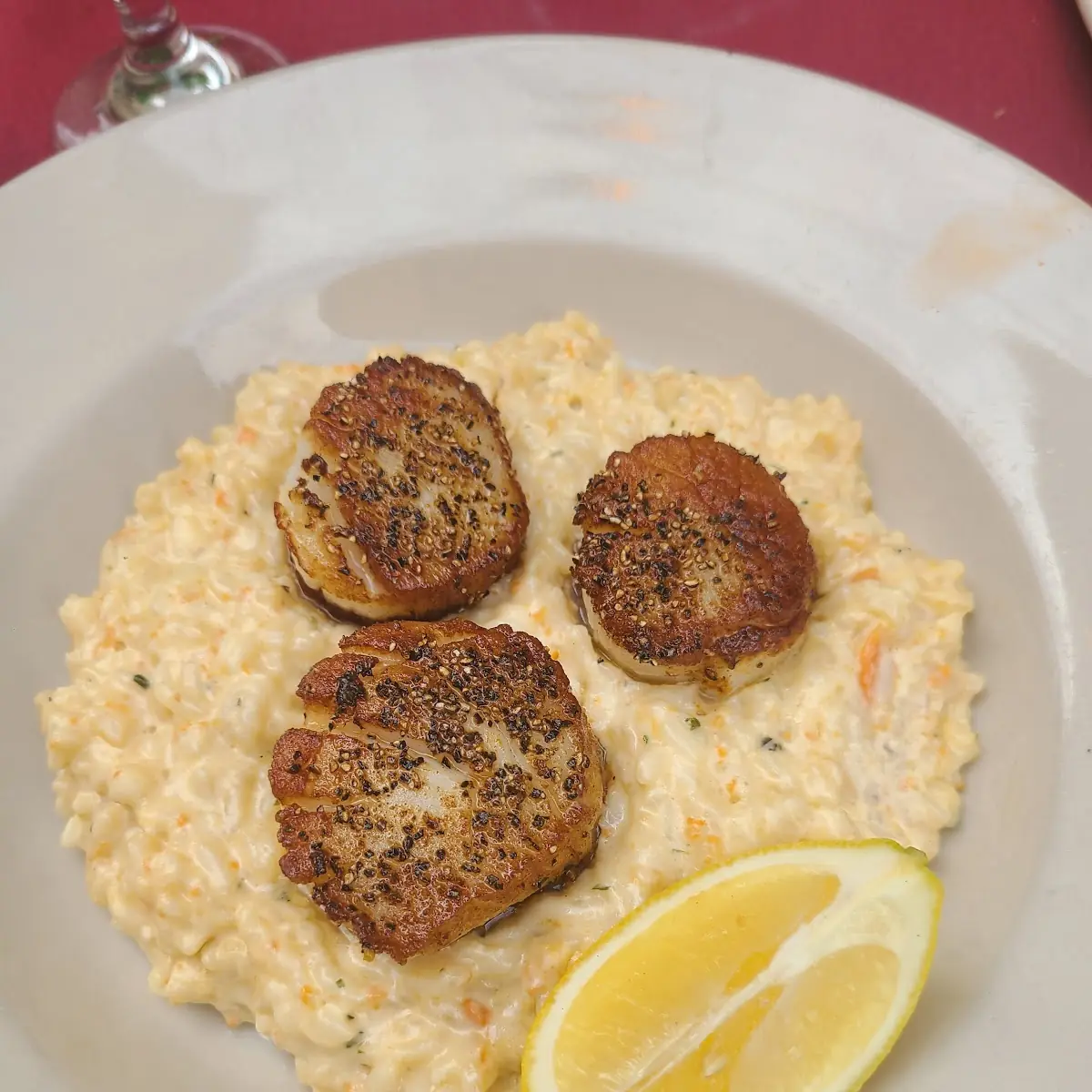 Scallops Risotto