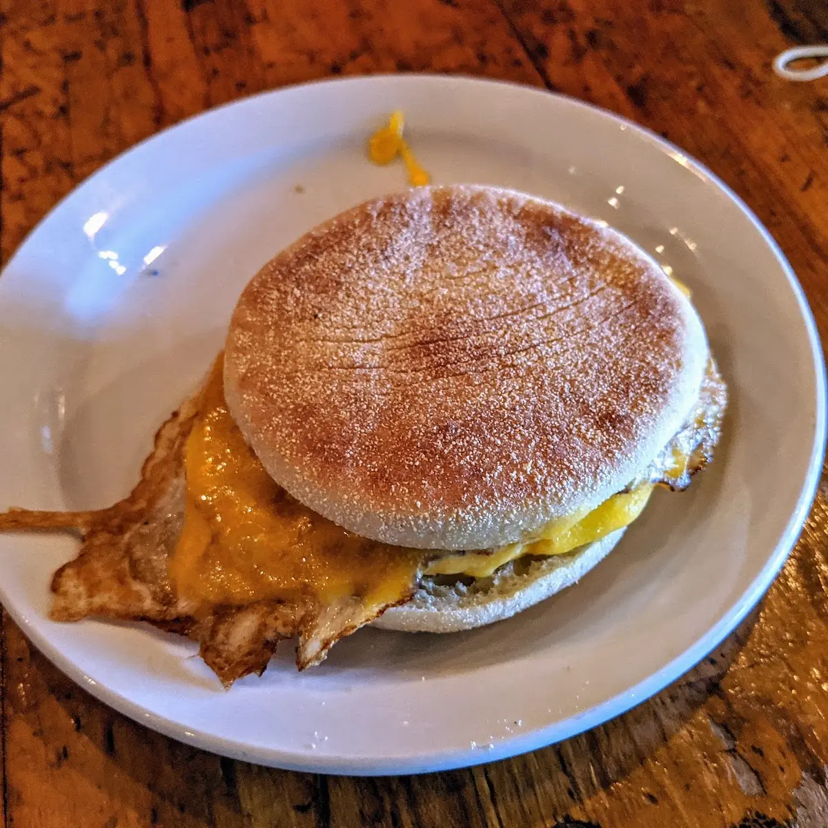 Egg and Cheese English Muffin