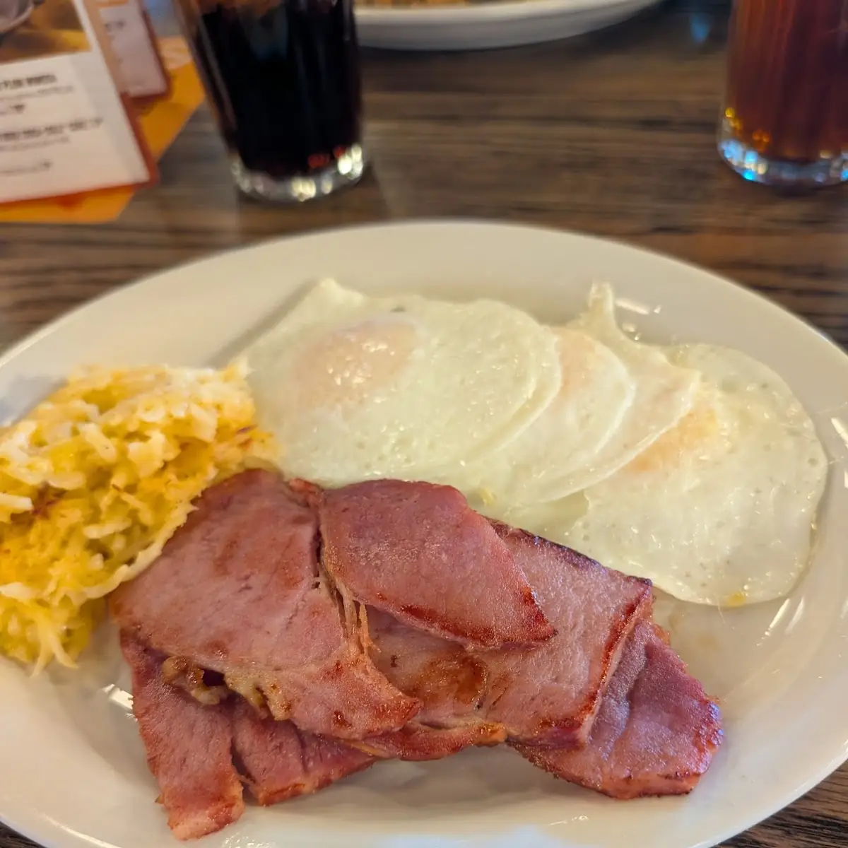 Eggs Any Style Bacon Hashbrowns