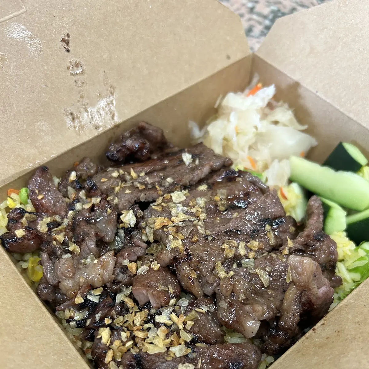 Short Ribs with Fried Rice