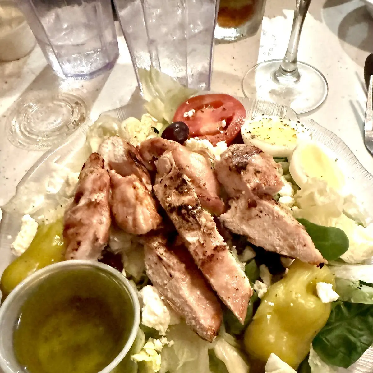 Greek Salad with Chicken