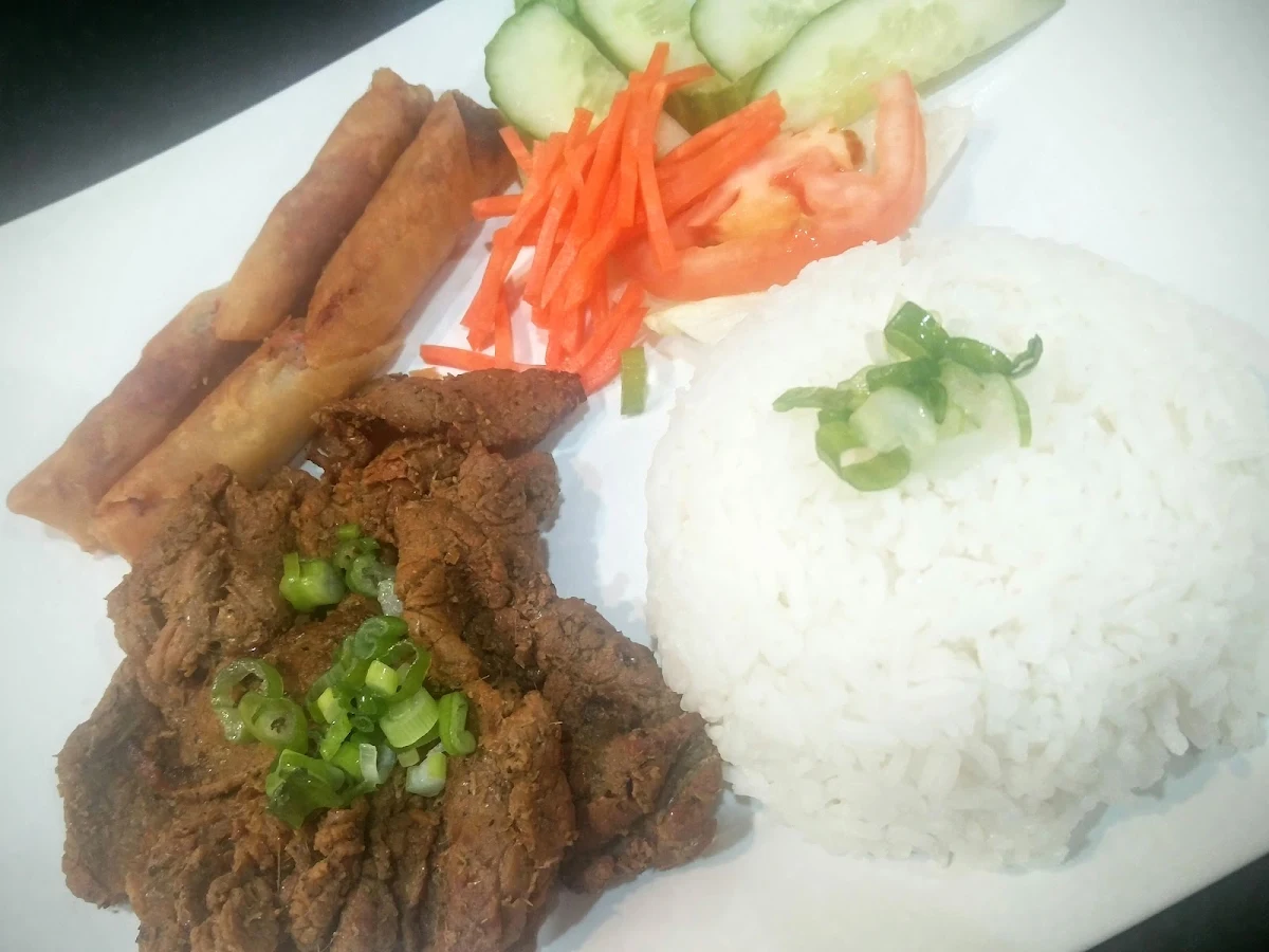 BBQ Beef and Rice, Pho Hoai Vietnamese Beef House Okotoks