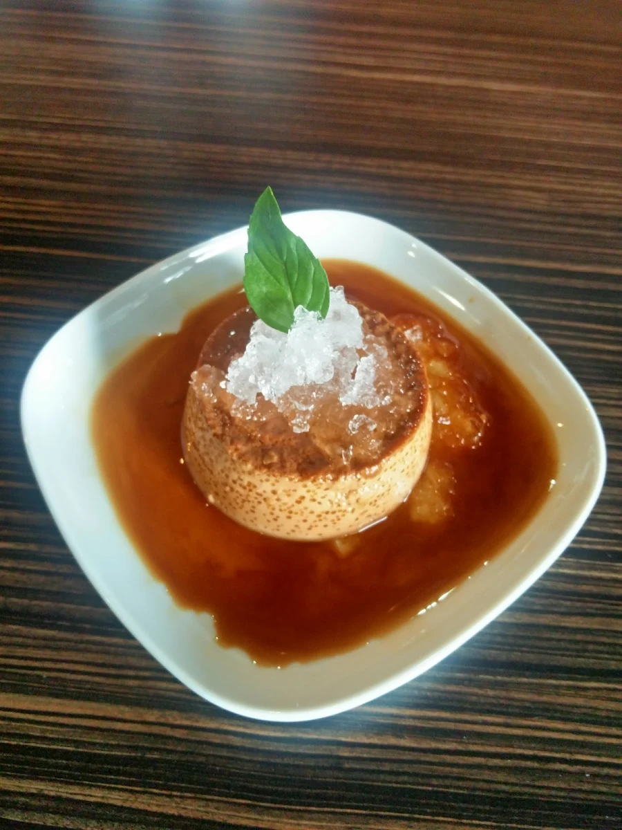 Caramel Flan, Pho Hoai Vietnamese Beef House Okotoks