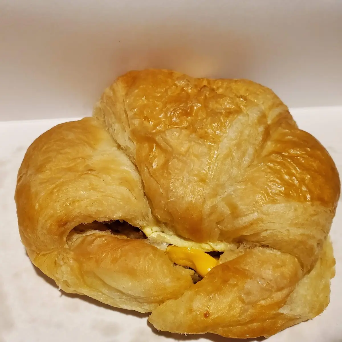 Sausage Croissant Sandwich